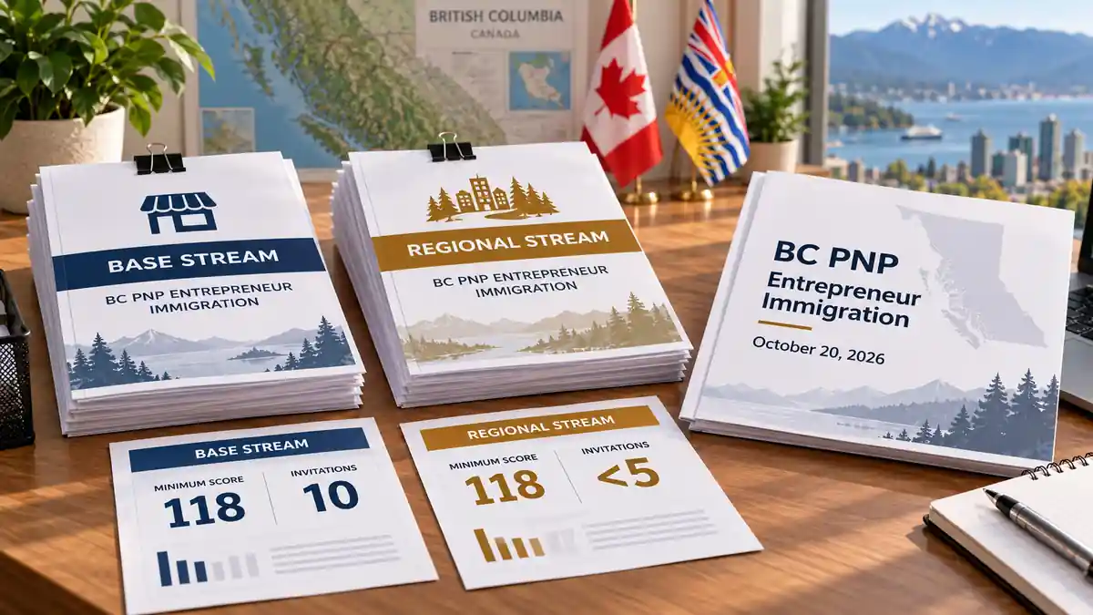 BC PNP Entrepreneur Draw, October 20, 2026